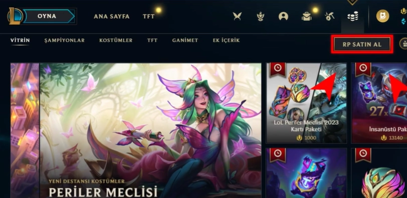rp satın al
