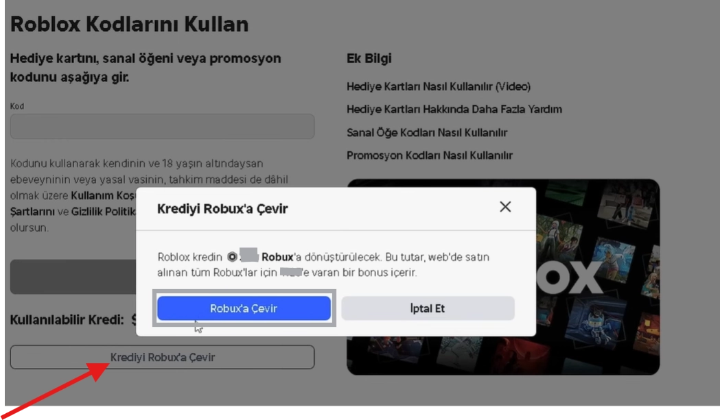robux satın al