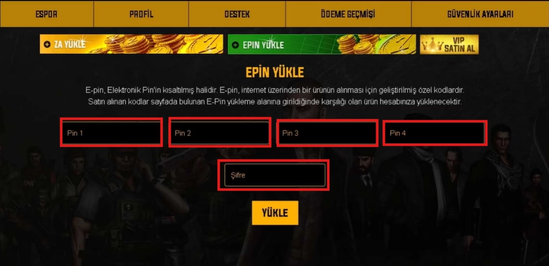zula altın yükle