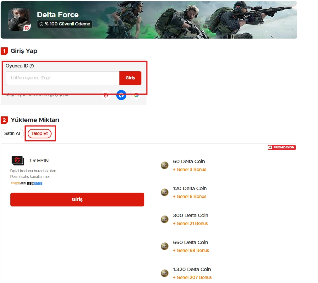 delta force coins al