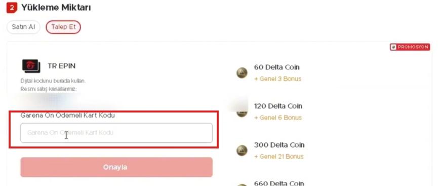 delta force coins yükle