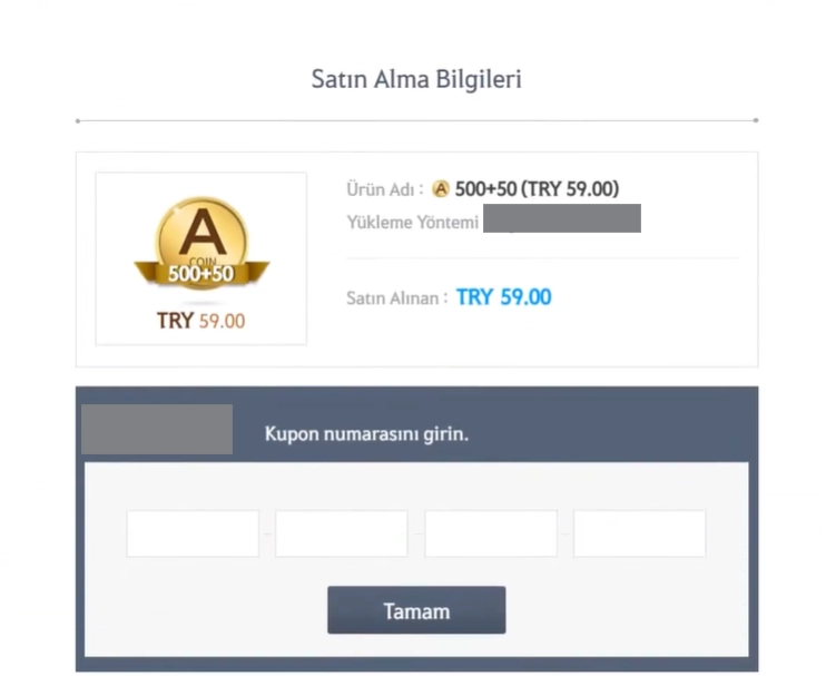 Black Desert Acoin yükle