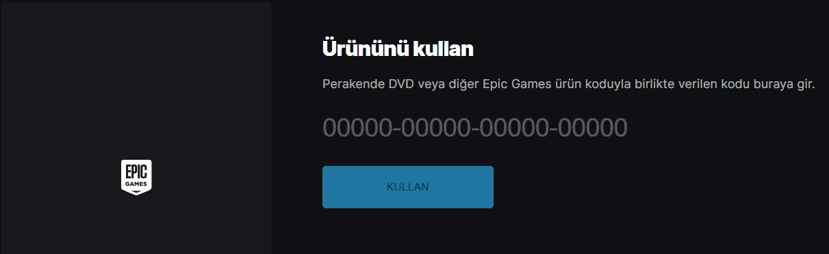 Epic Games bakiye