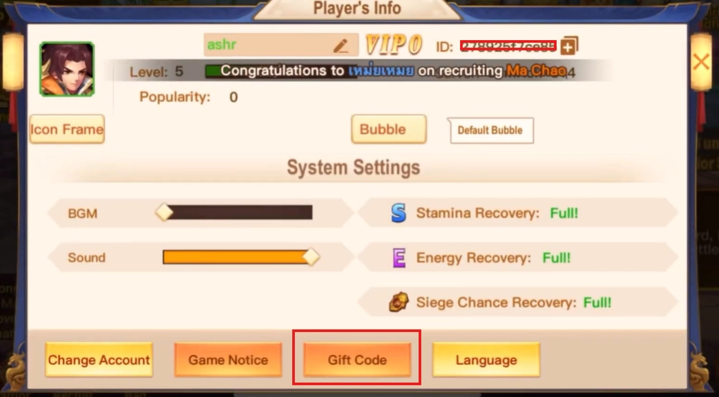 Dynasty Heroes: Legend Samkok Voucher Satın Al