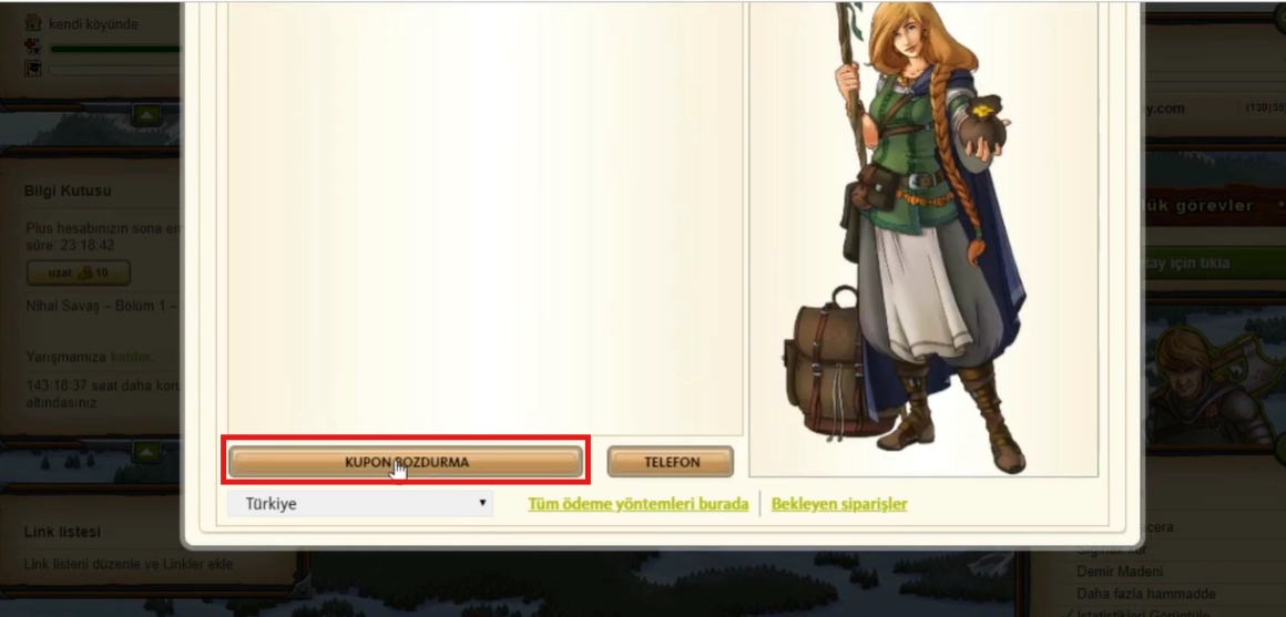 Travian Legends International Altın Satın Al