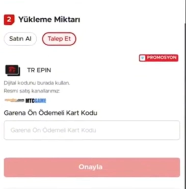 free fire elmas yükle